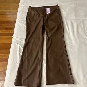 Brown gauze leather
